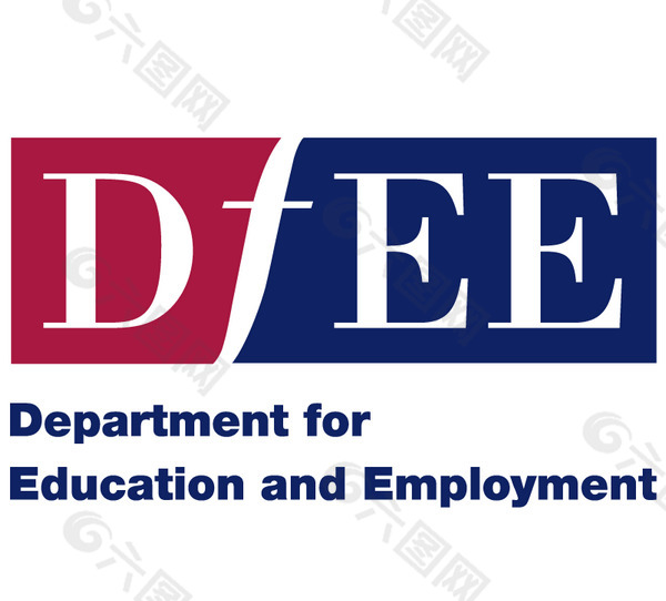 DfEE(1) logo设计欣赏 DfEE(1)教育机构标志下载标志设计欣赏