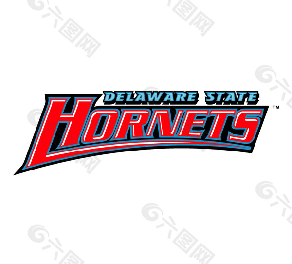 Delaware_State_Hornets(9) logo设计欣赏 Delaware_State_Hornets(9)教育机构标志下载标志设计欣赏