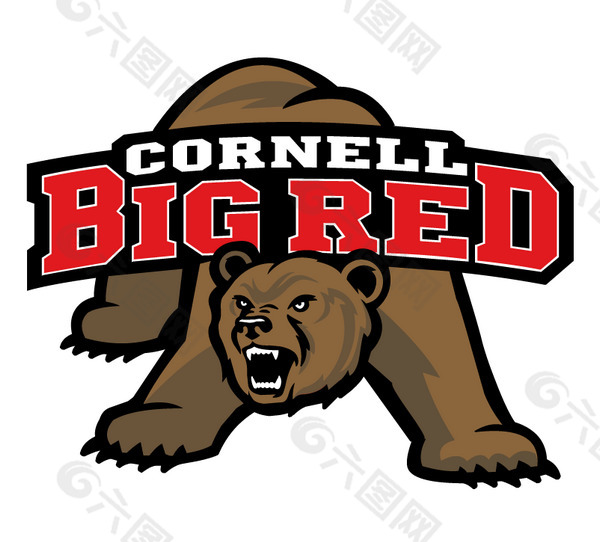 Cornell_Big_Red(1) logo设计欣赏 Cornell_Big_Red(1)学校LOGO下载标志设计欣赏