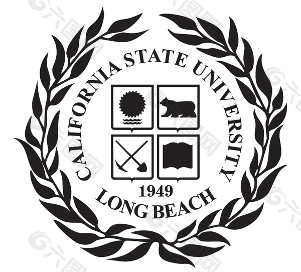 California_State_University_Long_Beach logo设计欣赏 California_State_University_Long_Beach学校标志下载标志设计欣赏