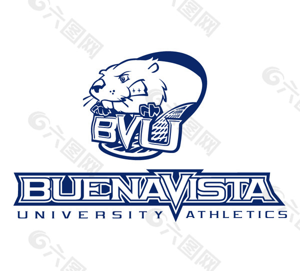 BVU_Beavers(6) logo设计欣赏 BVU_Beavers(6)学校标志下载标志设计欣赏