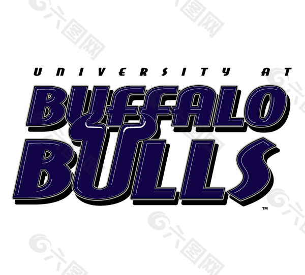 Buffalo_Bulls(1) logo设计欣赏 Buffalo_Bulls(1)学校标志下载标志设计欣赏