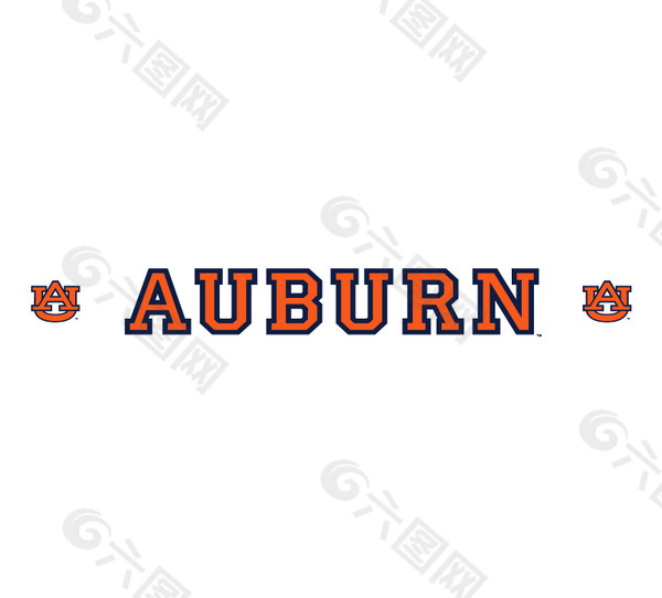 Auburn_Tigers(5) logo设计欣赏 Auburn_Tigers(5)大学LOGO下载标志设计欣赏