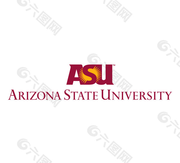 ASU(2) logo设计欣赏 ASU(2)大学标志下载标志设计欣赏