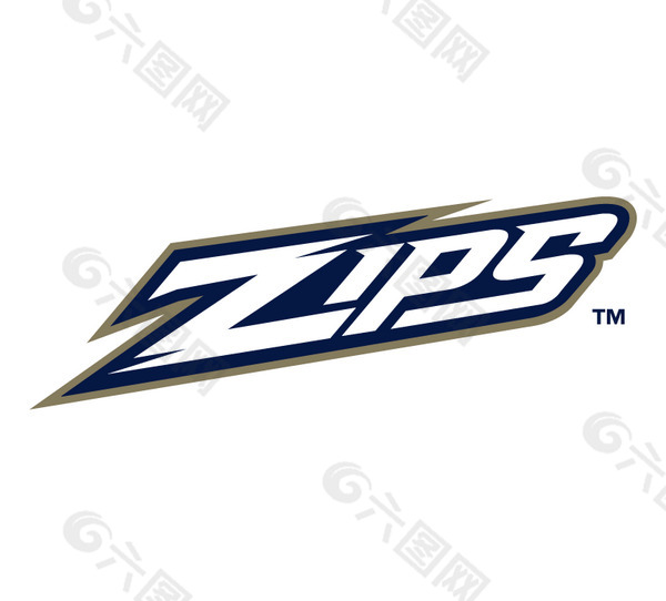 Akron_Zips(8) logo设计欣赏 Akron_Zips(8)大学标志下载标志设计欣赏