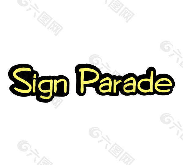 Sign_Parade logo设计欣赏 Sign_Parade广告设计标志下载标志设计欣赏