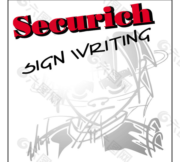 Securich_sign_writing logo设计欣赏 Securich_sign_writing设计公司LOGO下载标志设计欣赏