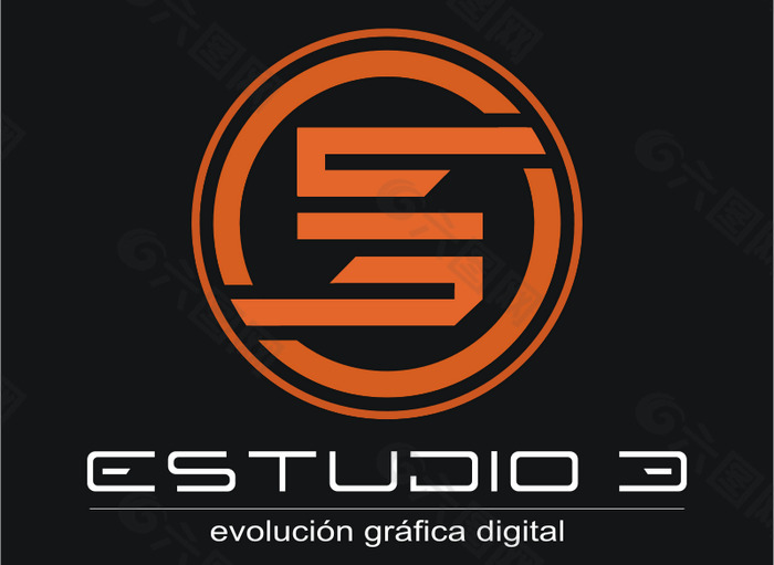 estuio3 logo设计欣赏 estuio3设计LOGO下载标志设计欣赏