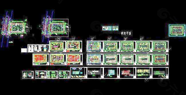 四层某研发中心消防给排水全套图