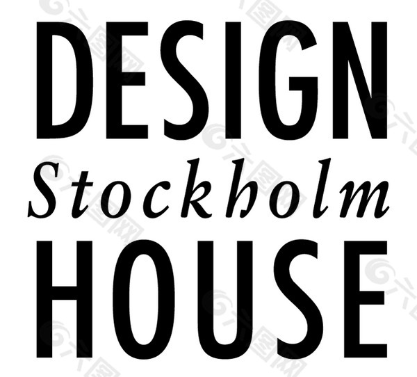 design_house_stockholm logo設計欣賞 design_house_stockholm工作室