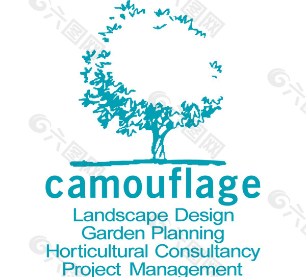 Camouflage_Landscape_Design logo设计欣赏 Camouflage_Landscape_Design广告设计标志下载标志设计欣赏