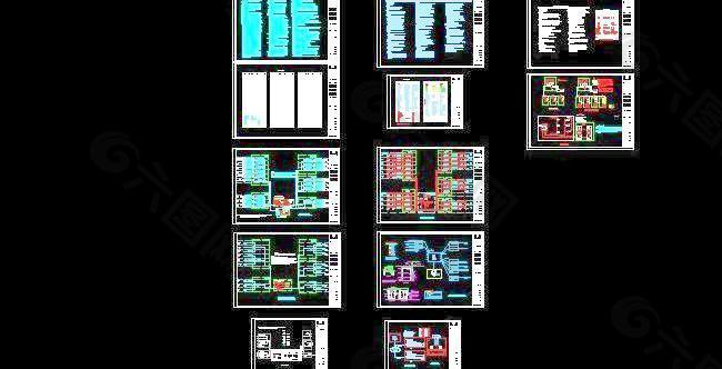 五层电气系统设计图纸