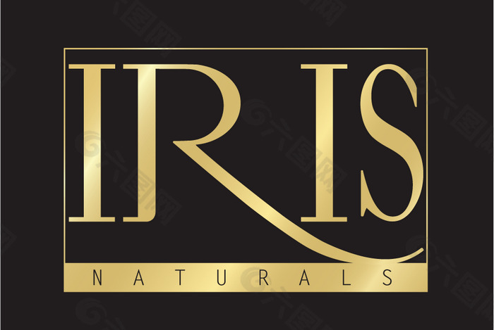 IRIS_Naturals logo设计欣赏 IRIS_Naturals化妆品标志下载标志设计欣赏