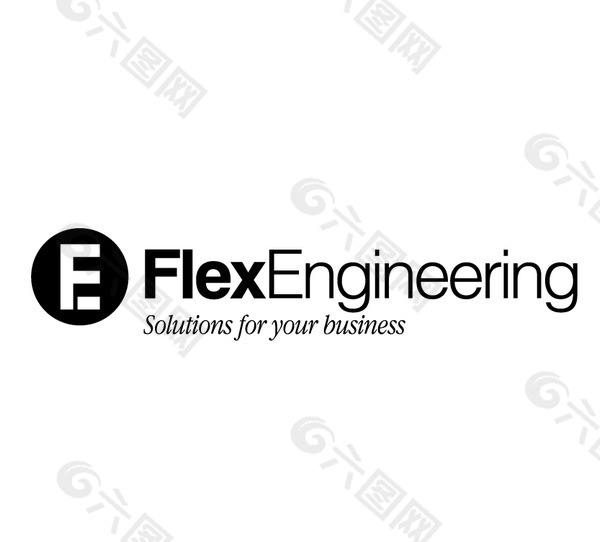 FlexEngineering logo设计欣赏 FlexEngineering电脑公司标志下载标志设计欣赏