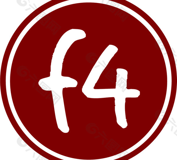 F4_Print_AB logo设计欣赏 F4_Print_AB电脑公司标志下载标志设计欣赏