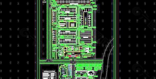 工厂园林规划设计总平面图