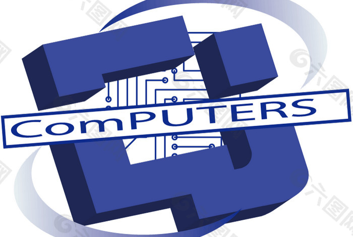 EJ_Computers logo设计欣赏 EJ_Computers电脑公司标志下载标志设计欣赏