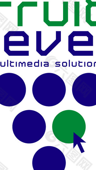 fruitlevel logo设计欣赏 fruitlevel电脑公司标志下载标志设计欣赏