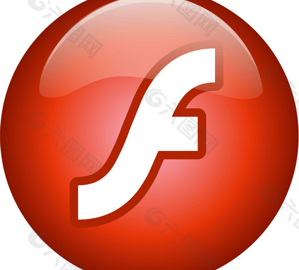 Adobe_Flash_8 logo设计欣赏 Adobe_Flash_8电脑硬件标志下载标志设计欣赏