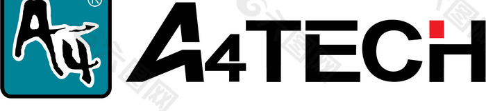 A4Tech(1) logo设计欣赏 A4Tech(1)电脑硬件标志下载标志设计欣赏