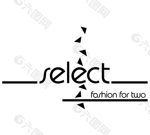 Select logo设计欣赏 Select名牌衣服LOGO下载标志设计欣赏