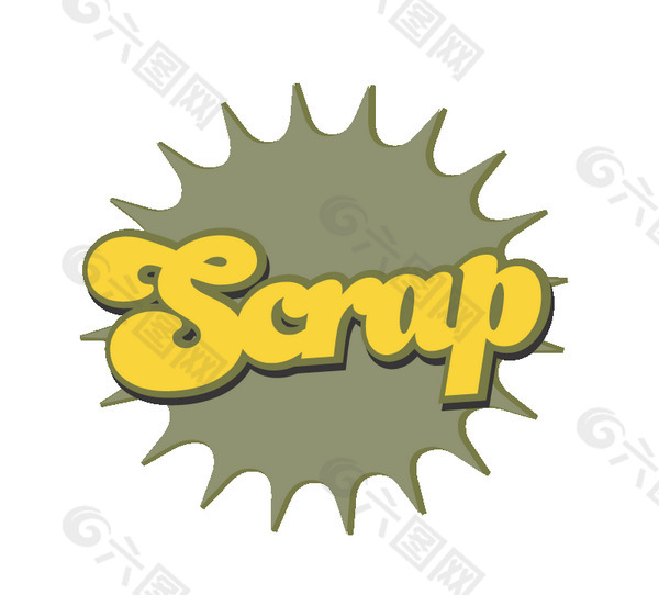 Scrap(1) logo设计欣赏 Scrap(1)名牌衣服标志下载标志设计欣赏