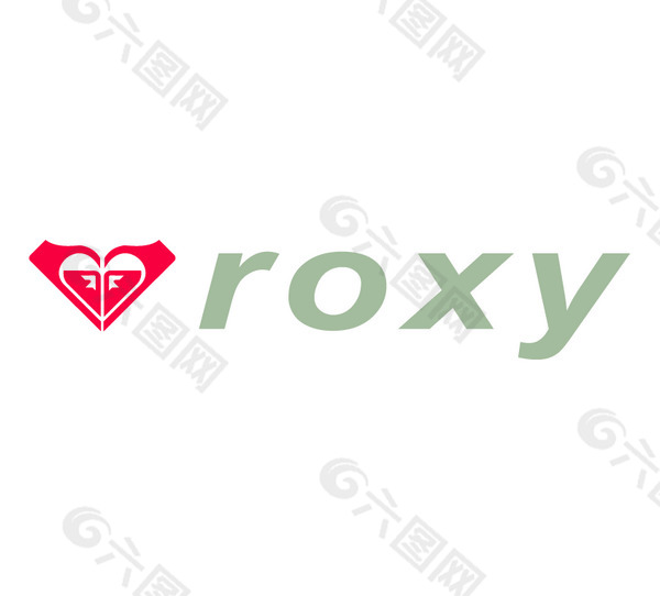 Roxy logo设计欣赏 Roxy名牌衣服标志下载标志设计欣赏