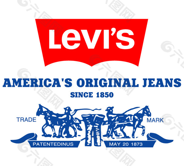 Levi_s(1) logo设计欣赏 Levi_s(1)名牌服饰标志下载标志设计欣赏