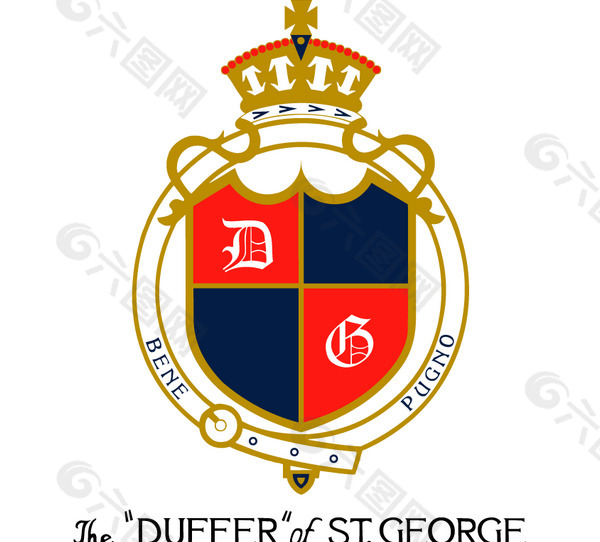 Duffer_of_St__George logo设计欣赏 Duffer_of_St__George服饰品牌LOGO下载标志设计欣赏