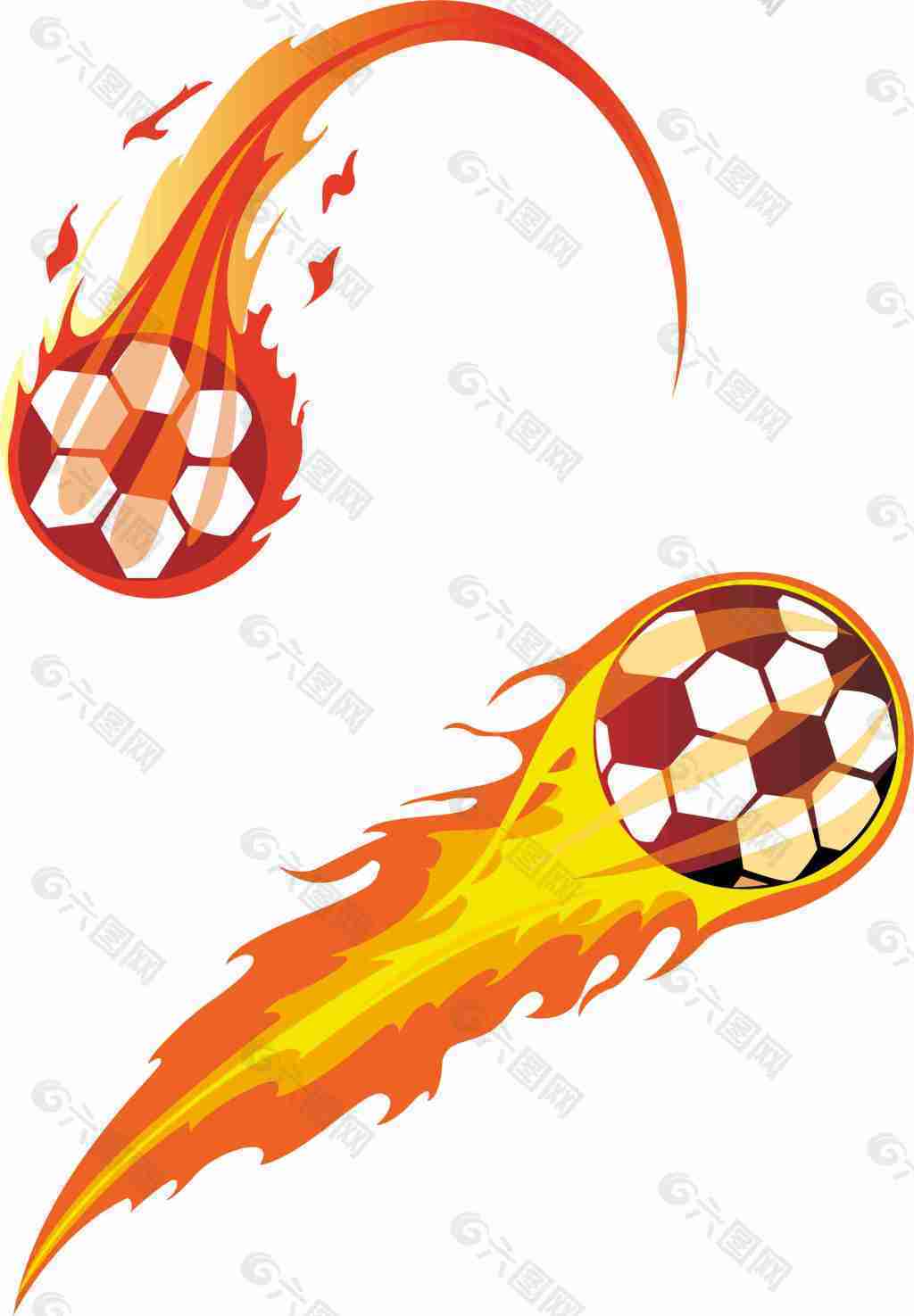 Flaming Soccer Ball Wallpaper - WallpaperSafari