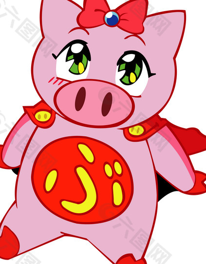 Super_Pig logo设计欣赏 Super_Pig卡通片标志下载标志设计欣赏