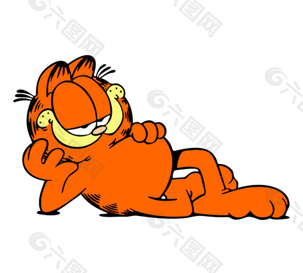 Garfield(2) logo设计欣赏 Garfield(2)卡通形象LOGO下载标志设计欣赏