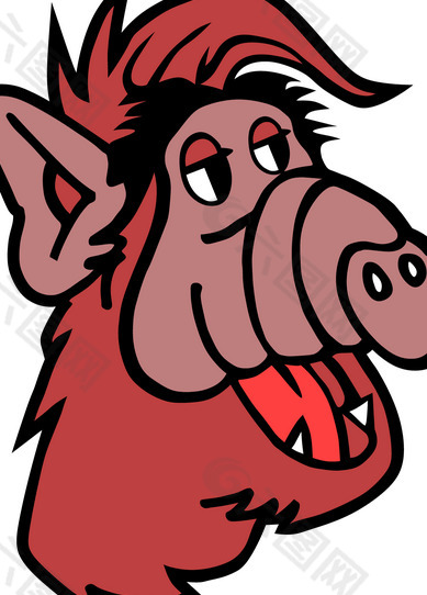 Alf logo设计欣赏 Alf卡通形象LOGO下载标志设计欣赏