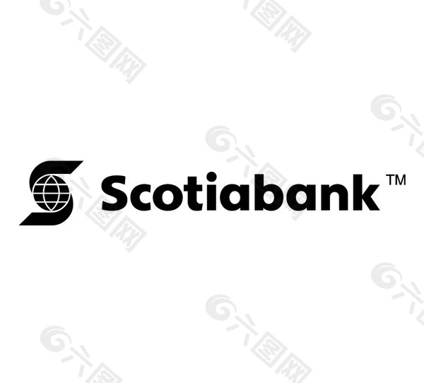 Scotiabank logo设计欣赏 Scotiabank金融业标志下载标志设计欣赏