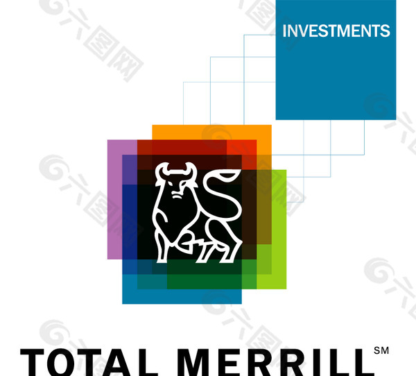 Merrill_Lynch(7) logo设计欣赏 Merrill_Lynch(7)信贷机构LOGO下载标志设计欣赏