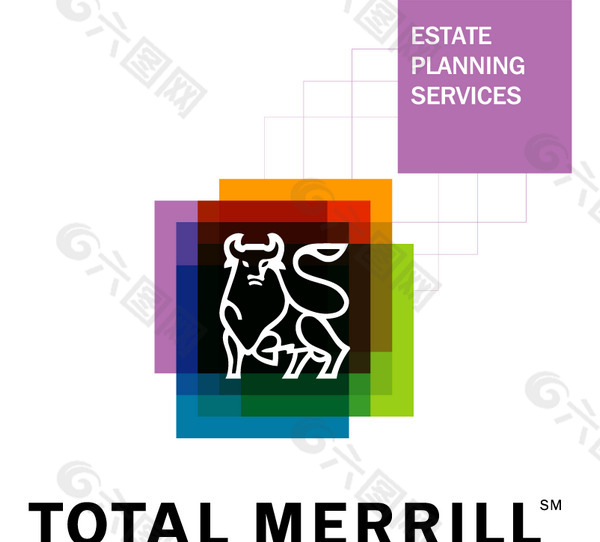 Merrill_Lynch(5) logo设计欣赏 Merrill_Lynch(5)信贷机构LOGO下载标志设计欣赏