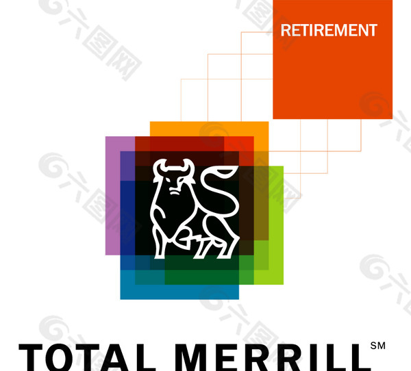 Merrill_Lynch(3) logo设计欣赏 Merrill_Lynch(3)信贷机构LOGO下载标志设计欣赏