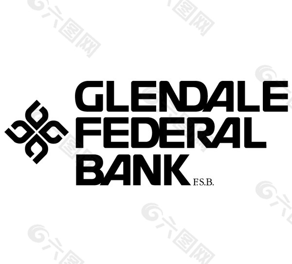 Glendale_Federal_Bank logo设计欣赏 Glendale_Federal_Bank信贷机构标志下载标志设计欣赏