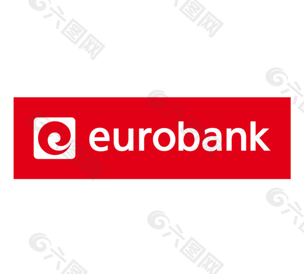 Eurobank(1) logo设计欣赏 Eurobank(1)金融机构LOGO下载标志设计欣赏