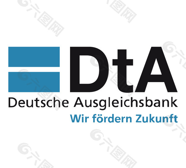 DtA logo设计欣赏 DtA金融机构标志下载标志设计欣赏