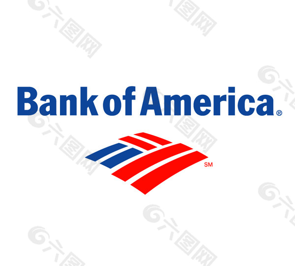 bank_of_america(1) logo設計欣賞 bank_of_america(1)國際銀行logo