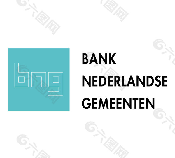 Bank_Nederlandse_Gemeenten logo设计欣赏 Bank_Nederlandse_Gemeenten国际银行LOGO下载标志设计欣赏