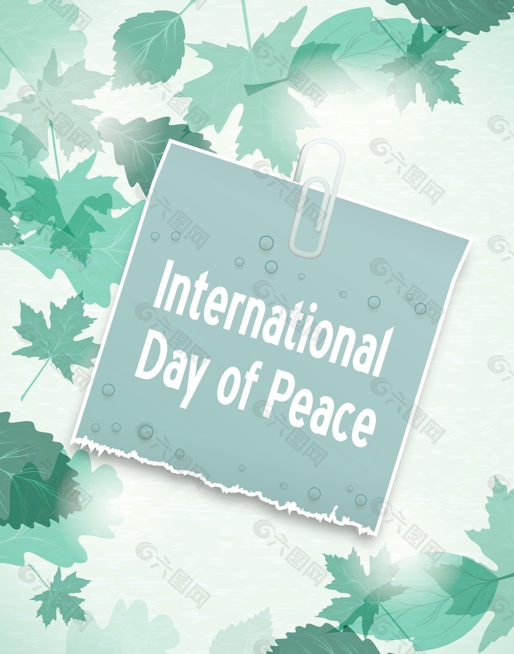 国际和平日向量