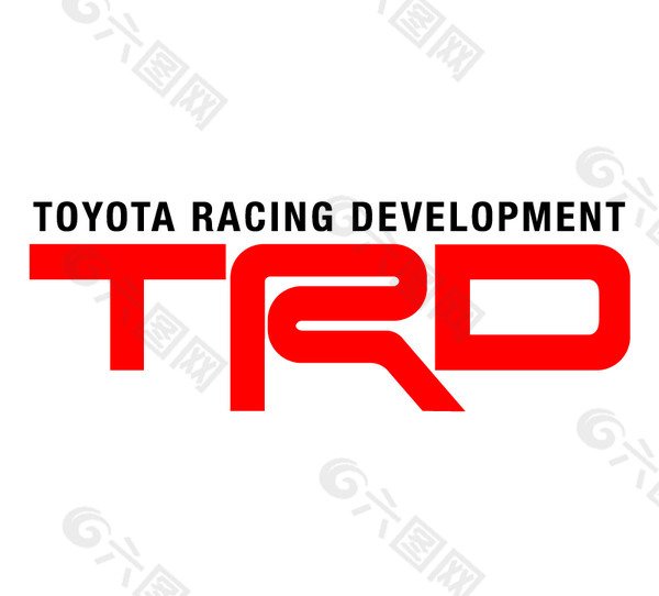 TRD(2) logo设计欣赏 TRD(2)矢量名车logo下载标志设计欣赏