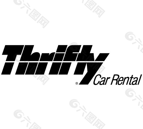 Thrifty_Car_Rental logo设计欣赏 Thrifty_Car_Rental矢量名车logo下载标志设计欣赏