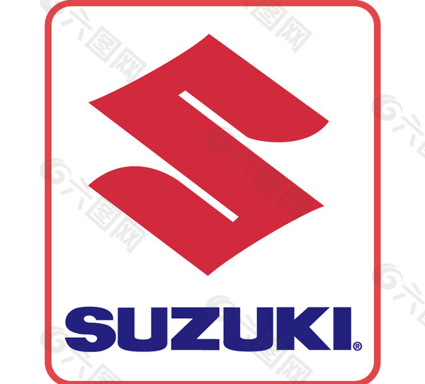 Suzuki logo设计欣赏 Suzuki矢量名车logo下载标志设计欣赏