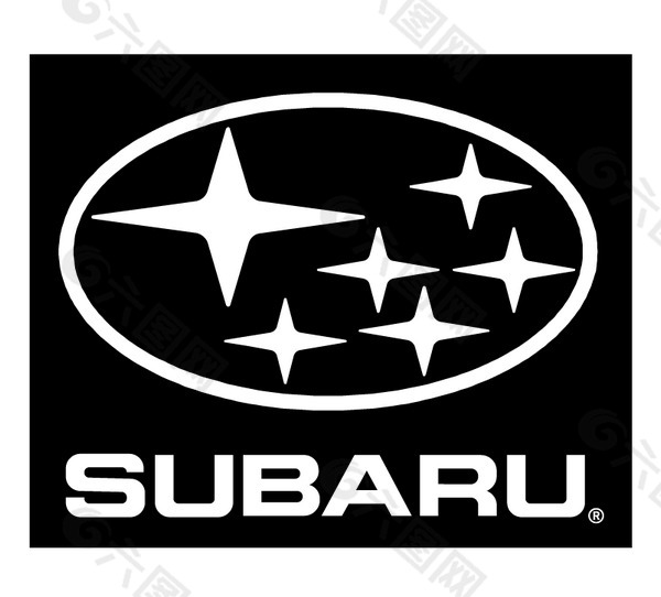 Subaru(10) logo设计欣赏 Subaru(10)矢量汽车logo下载标志设计欣赏