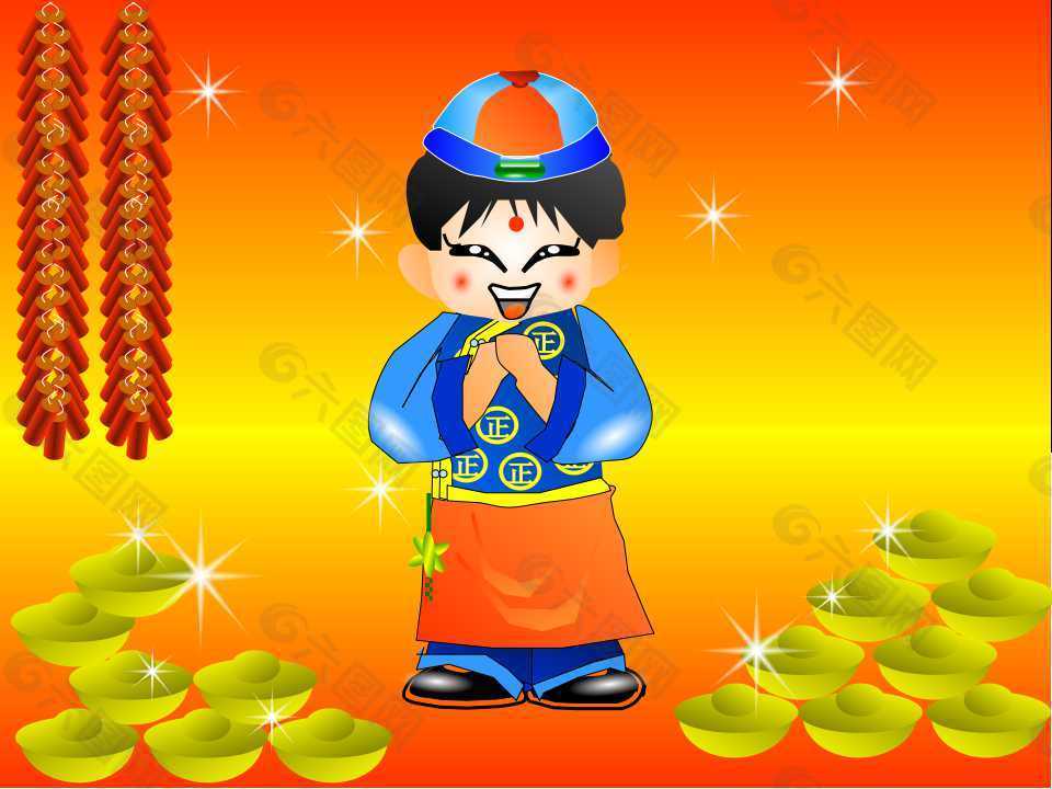 中国节日气氛ppt模板