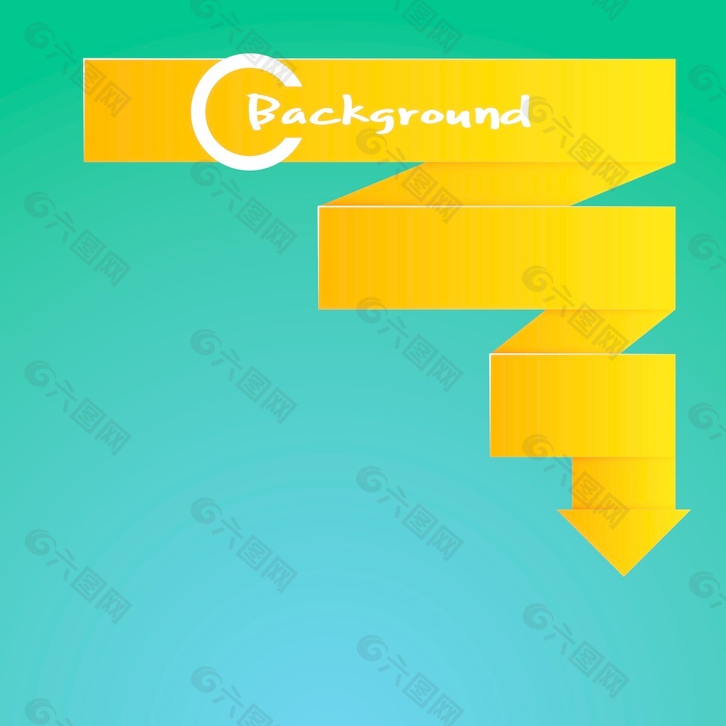 商业设计的箭头模板