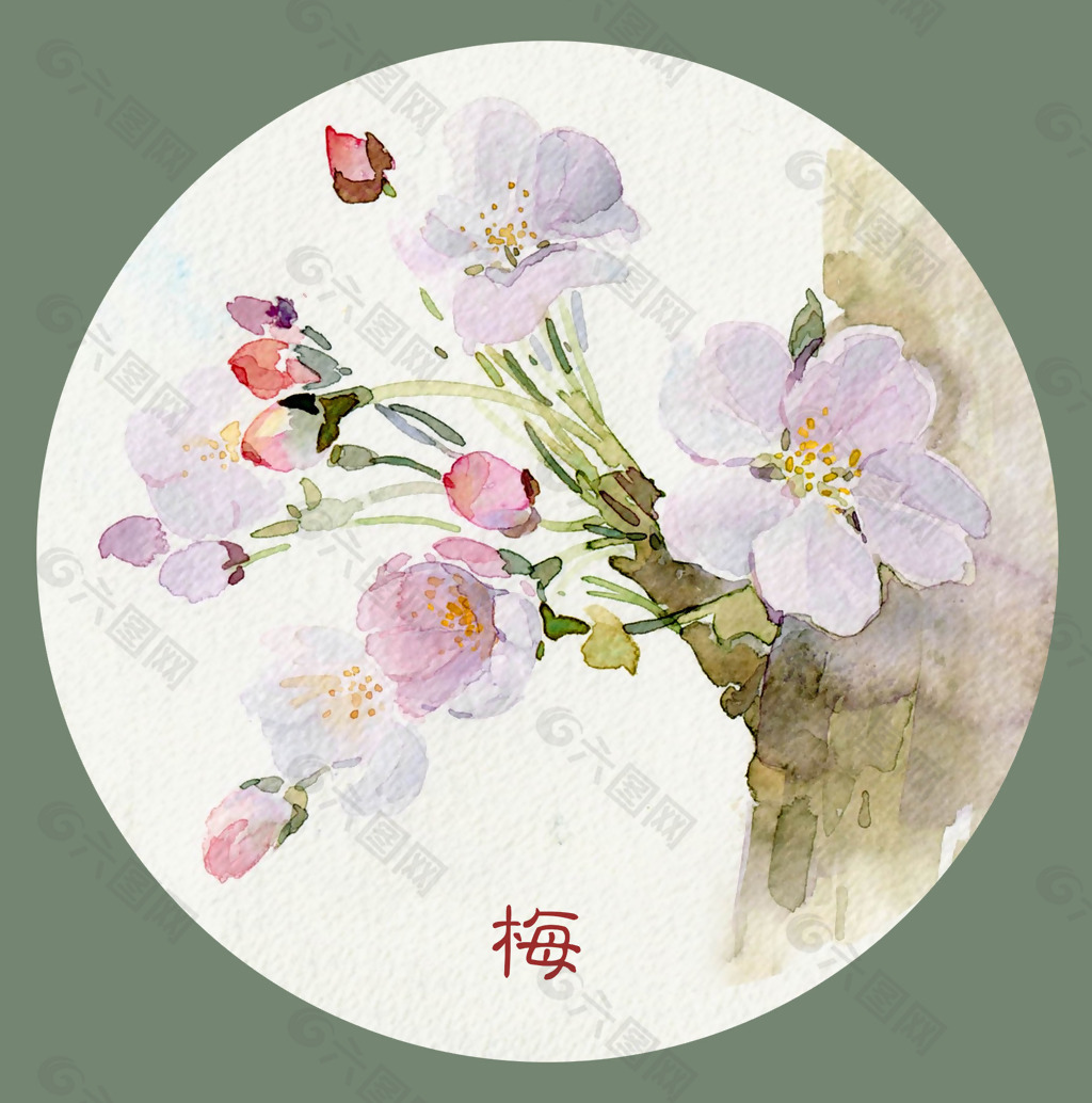 位图中国风植物花朵几何免费素材产品工业素材免费下载 图片编号 六图网